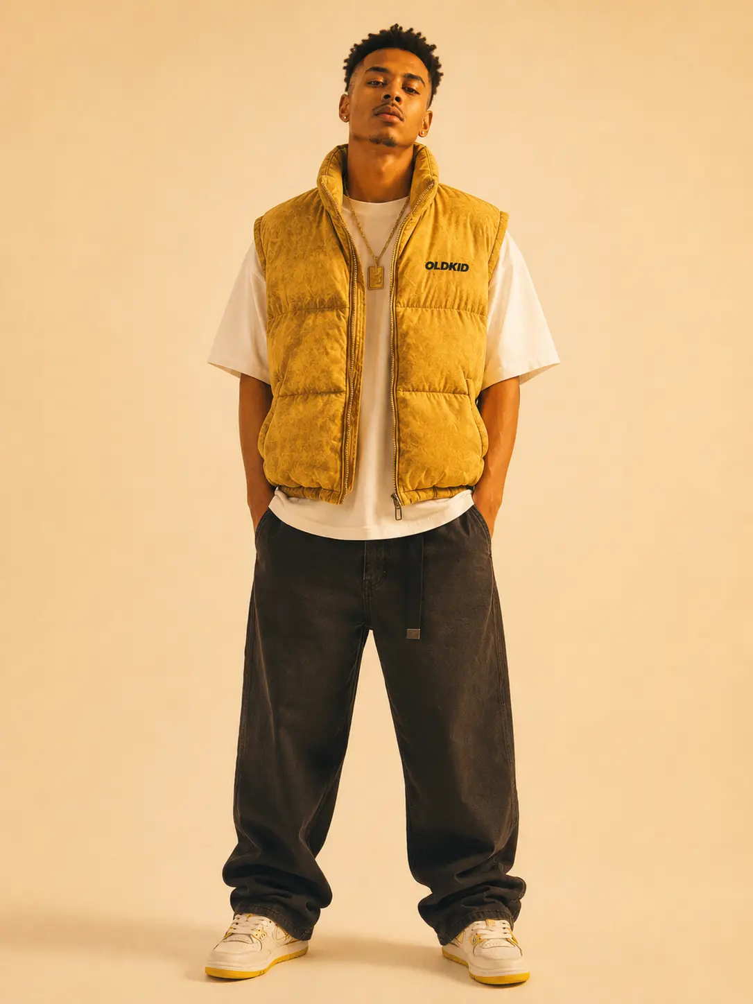 FAVELA GOLD — Puffer Vest